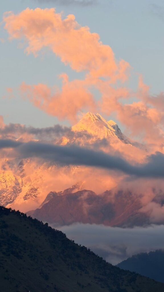 Sunset from Munsiyari